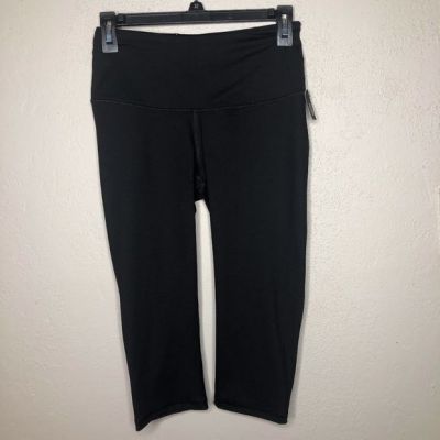 NEW Victoria Sport Cropped Leggings sz Small Black