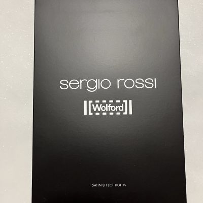 Sergio Rossi x Wolford - Satin Effect Tights Rubino M