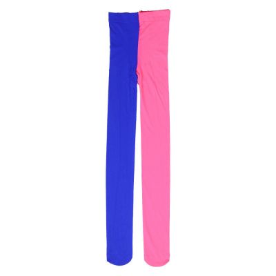 Cosplay Tight Stocking Double Color AB Splice Left Right Stockings