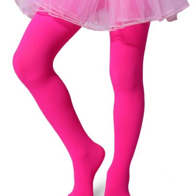 Girls 80D Soft Tights Semi Opaque Footed Microfiber Tights US Age 2 Years 4 Y...