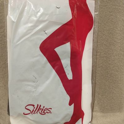 Silkies Microfiber Tights Control Top Medium Dark-Brown Womens 700223 USA Made