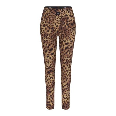 NWT Dolce & Gabbana x Skims Cotton Rib Legging MEDIUM Leopard