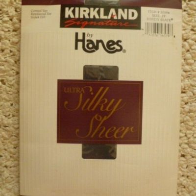 Kirkland Signature by Hanes Barely Black Control Top Size EF