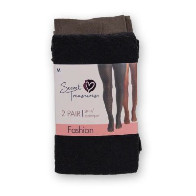 SALE - SECRET TREASURES STOCKINGS - FASHION - 2 PAIR - 50perc DISCOUNT!!!