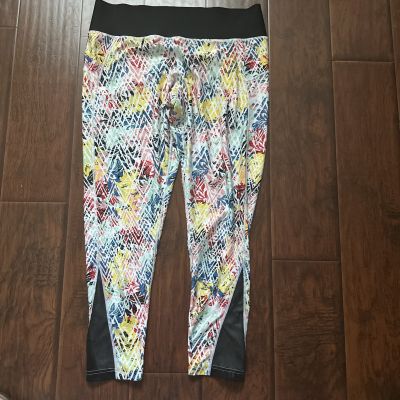 Warrior By Danica Patrick XL Multicolored Leggings