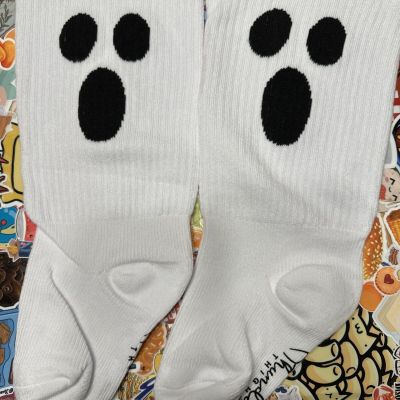 Thunda Thighs “Booo” Knee High Ghost Socks