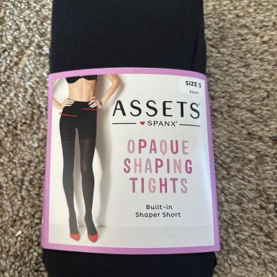 New Assets by Spanx Black Opaque Shaping Tights