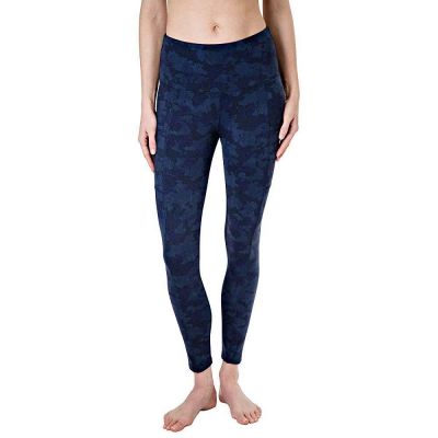 Tuff Athletics Womens Active Yoga Tight Floral Printed High Rise Leggings-L