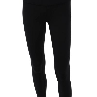 Lululemon Womens Mid Rise Athletic Stretch Knit Ankle Leggings Black Size 2