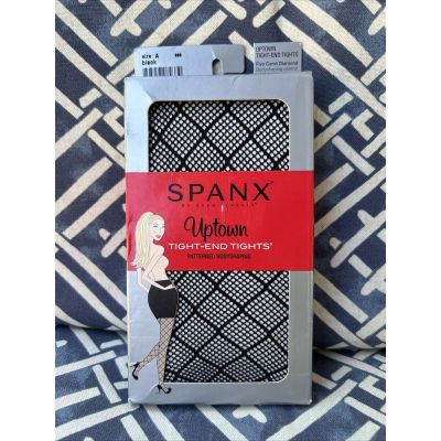 Spanx Uptown tight-end tights size A black Five carat diamond New $42