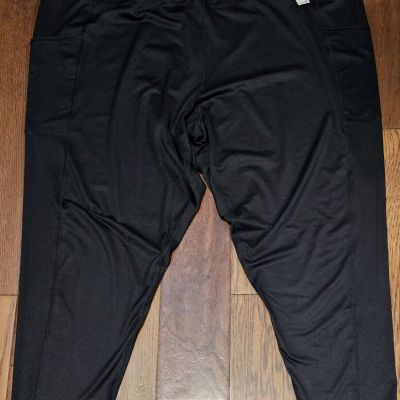 Maurices Luxe Pocket Black Leggings Size 4x Regular Super High Rise NWT!