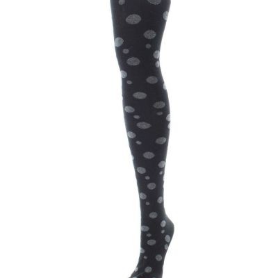 Dot Spot Cotton Blend Sweater Tights