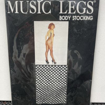 MUSIC LEGS FISHNET BODY STOCKING One Size NEW!