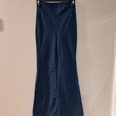 UpWest Blue Flare Wide Leg Leggings Size S