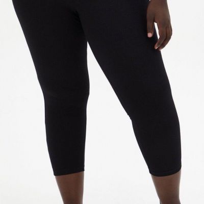 Torrid Women's Plus Size 4 4X 26 Premium Everyday Leggings Cropped Black New