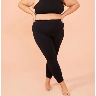 NWT ARULA Ribbed Seamless Leggings Black sz Amazing A 1x plus size