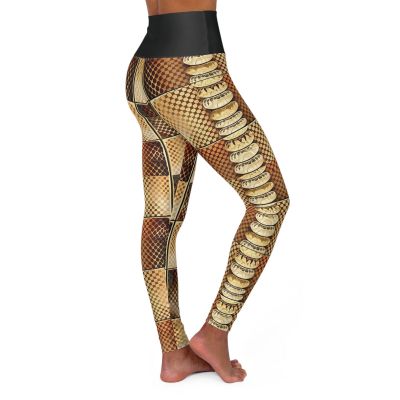 High Waisted Yoga Leggings – NeatBids Custom Design 25