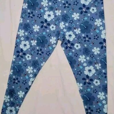 Stitch Leggings Woman's Disneyland Blue from Lilo & Stitch Size 1X  NWT