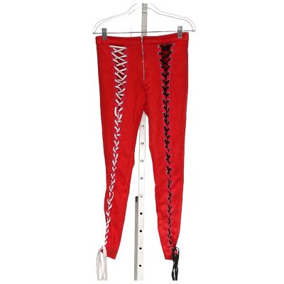 Fashion Nova Red Cotton Leggings