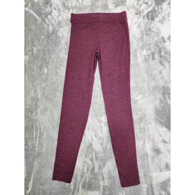 PINK Victoria's Secret Cotton Blend Mid Rise Leggings Size XS Burgundy Workout