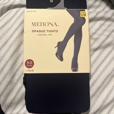 Brand New Women’s Merona Opaque Tights Size Small/ Medium