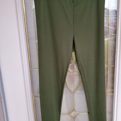 TC Lula Roe Olive Green Leggings Pants SOFT