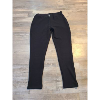 Shein curve 1xl women's black textured leggings