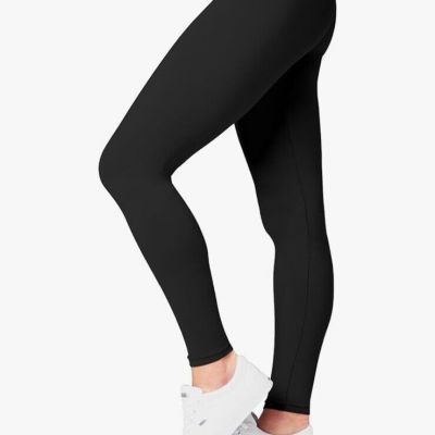 SATINA High Waisted Leggings for Women, Full Length (Plus Size)