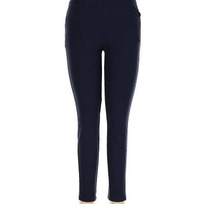 GINASY Women Blue Leggings M