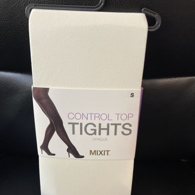 Mixit Control Top Tights Ivory Size S