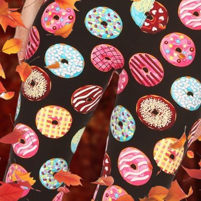 Glazed Donuts Buttery Soft Leggings Size Plus Size