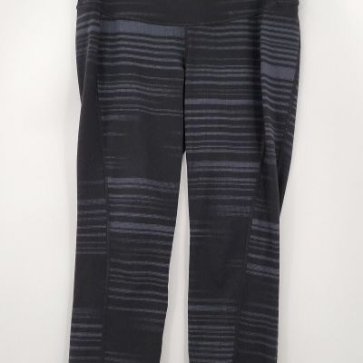 Old Navy Active Fitted Leggings Adult Womens Size Large Black/Gray Workout