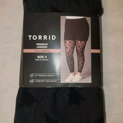 Torrid Premium Leggings Full Length Black Size 3