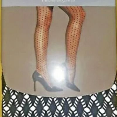 SECRET TREASURES 1 PAIR FASHION TIGHTS SIZE 3 BLACK ST12P