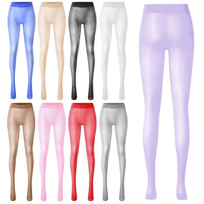 US Sexy Womens See Through Tights Pantyhose High Waist Footed Stockings Hosiery