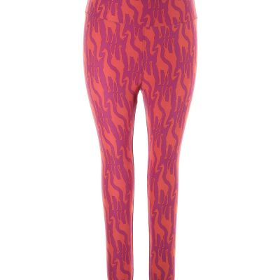 Lularoe Women Red Leggings 1X Plus