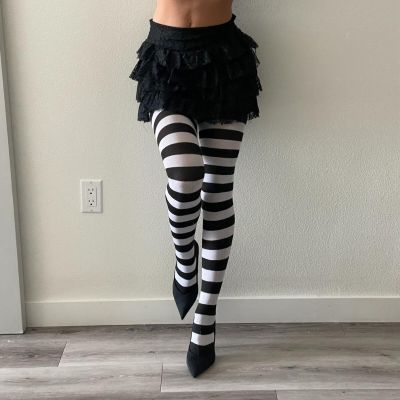 Black and White Pantyhose