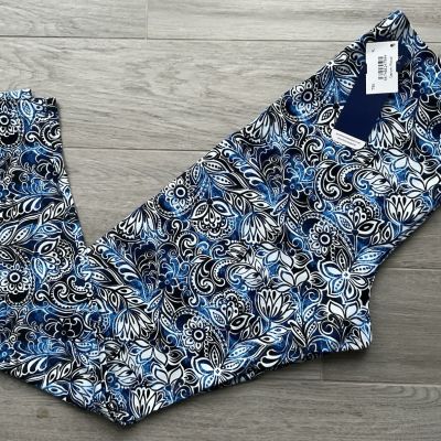 Southwind bayside tight leggings in Denim Floral XL NWT