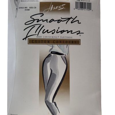 Hanes  Silk Reflections Style 718 Panty Hose Control Top Pearl EF