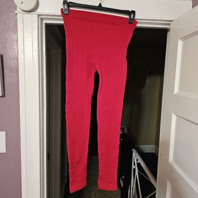 Juniors Ladies Red Leggins By No Boundaries Sz 11-13, (2 Pairs)