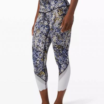 Lululemon | Wunder Under Crop High Rise Roll Down Scallop Size 8