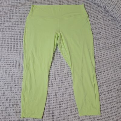 Lululemon Align Leggings 18 Bright Green High-Rise W5ECIS Nulu Leggings Lined