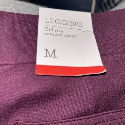 Style & Co. Medium Leggings -New With Tags Mid Rise Comfort Waist