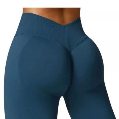 Womens Soft Stretch Cotton High Waisted Leggings Long Workout Yoga Pant Fitness