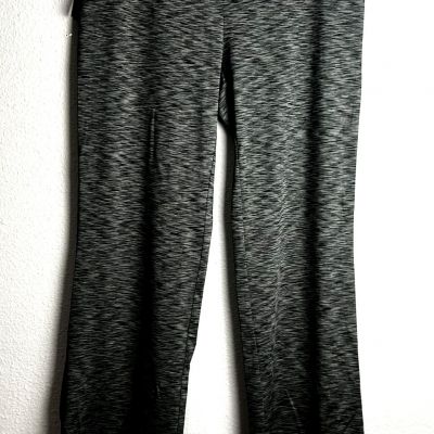 NWT ODODOS Leggings XL Heathered Gray Mid Rise Flare Leg Lounge Workout Yoga