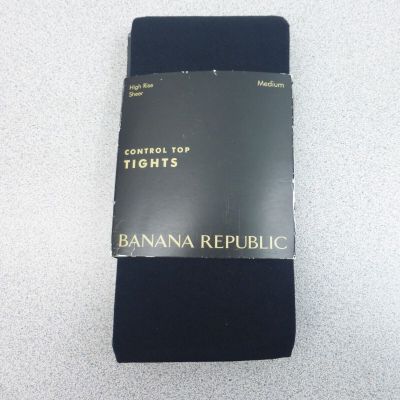 Banana Republic Tights Control Top High Rise Sheer Black Size Medium