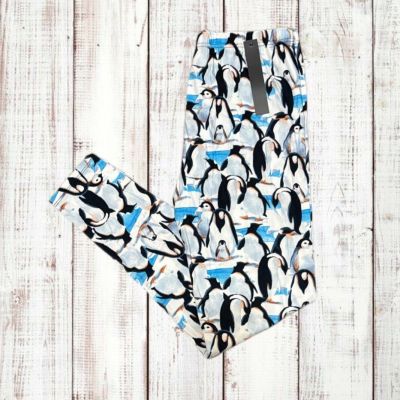 Women’s Leggings Depot Penguin Print Plus Size 1X-2X NWT Extra Stretchy Soft