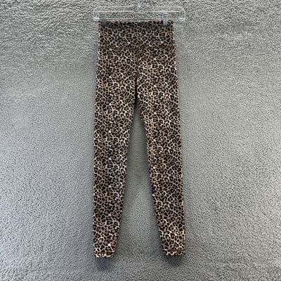 American Eagle Leggings Women's XS Black & Brown Animal Print Leggings Ladies XS