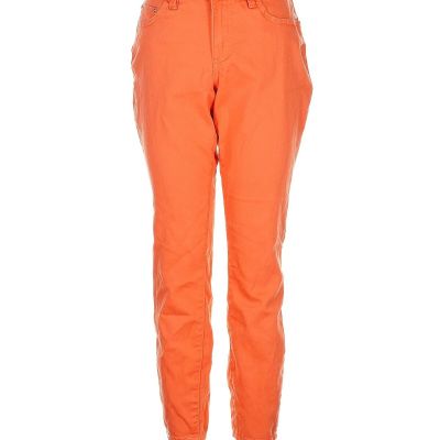 Style Women Orange Jeggings 8