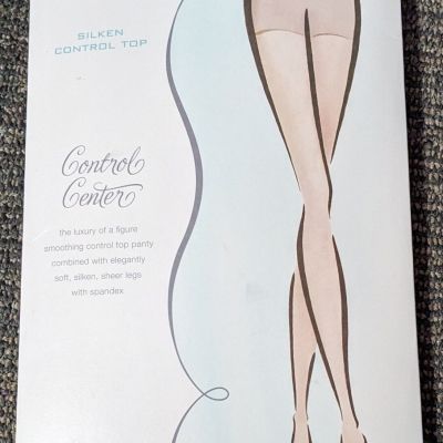 Dress Barn Control Center Silken Control Top Pantyhose French Taupe Size B Brown